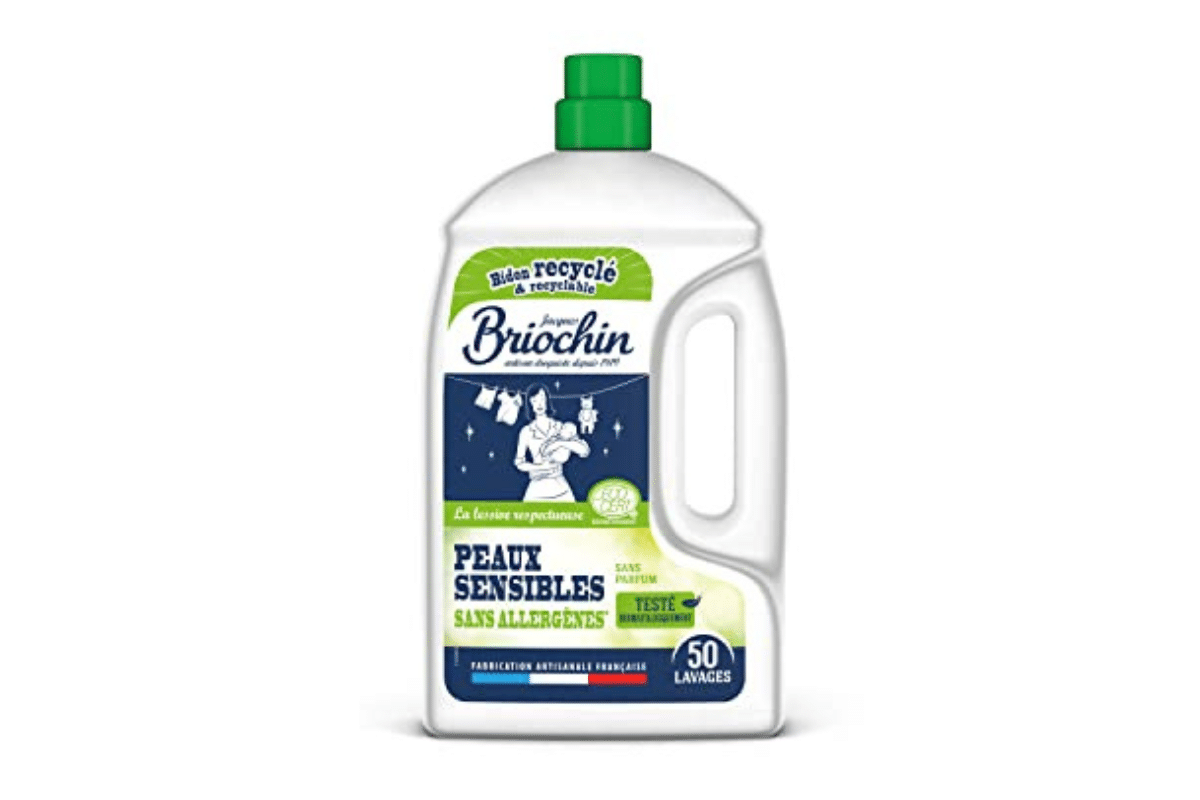 Lessive Briochin adaptée aux bébés
