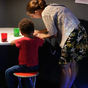 Salle de coloriage à l'aquarium de Guadeloupe