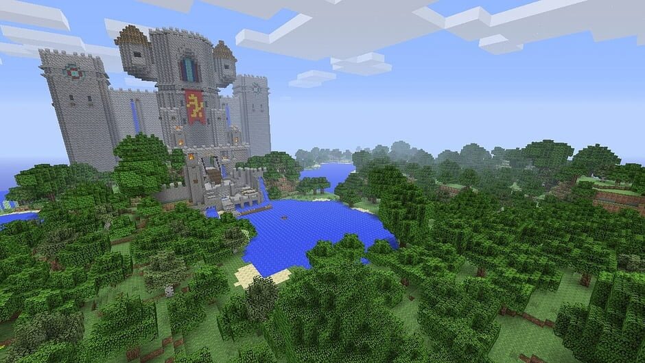 Survol d'un site dans Minecraft