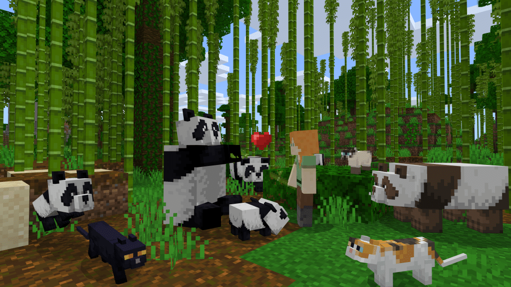 Animaux et autres mobs dans Minecraft