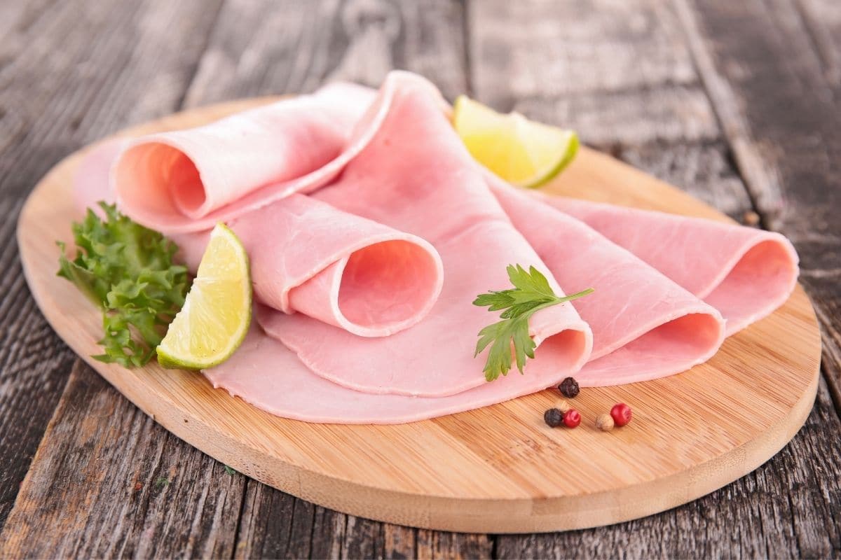 Planche de jambon blanc