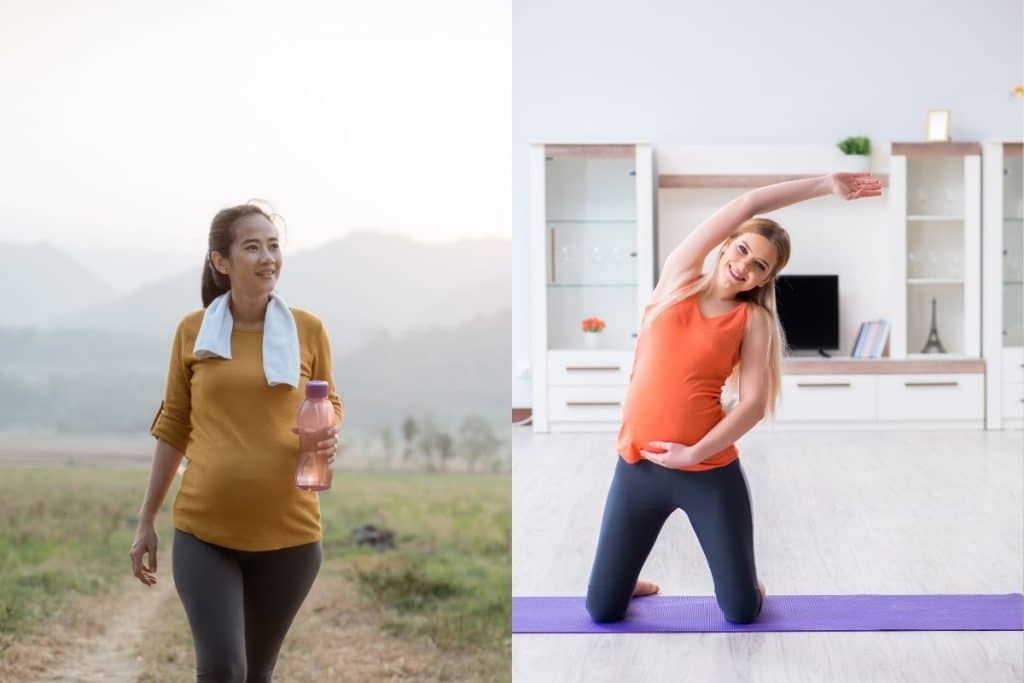 L'activité physique enceinte aide à stimuler le transit