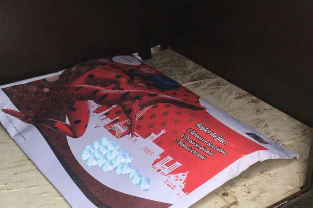 Premier courrier reçu dans le cadre de l'abonnement Miraculous d'Epopia