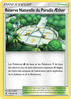 Carte "stade" d'un jeu Pokemon