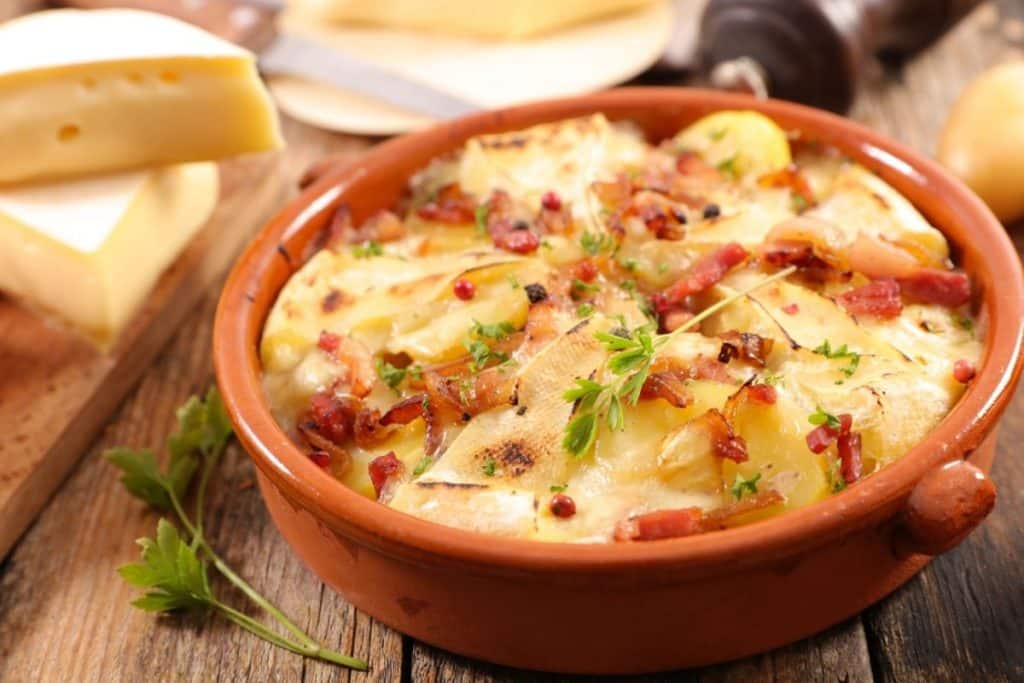 Tartiflette au reblochon compatible avec la grossesse