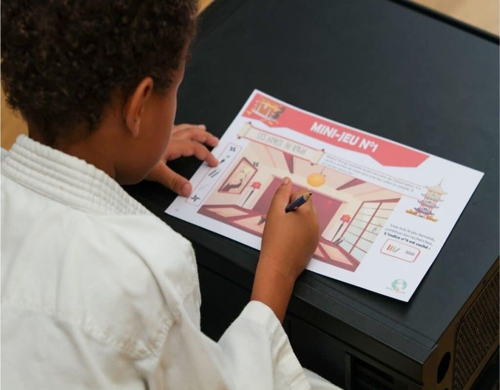 Les activités sont adaptées à un enfant de 5 ans