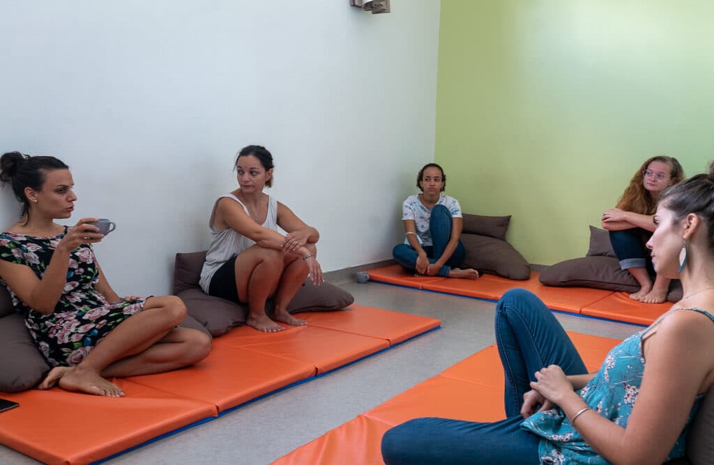 Salle de préparation à la naissance à la maison de naissance "Le Temps de Naître"