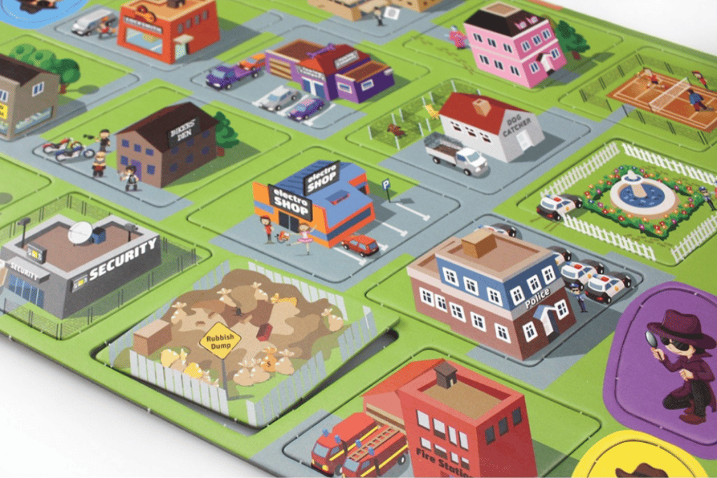 Course contre le crime, un jeu de société comme le Cluedo