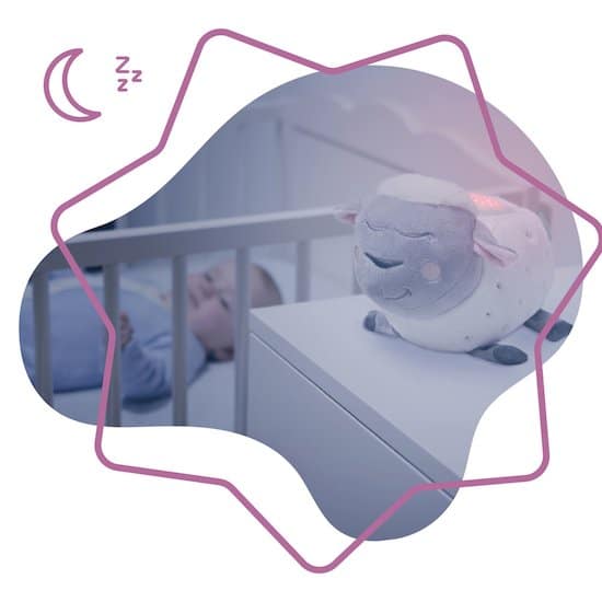 Veilleuse mouton peluche Blanc Badabulle