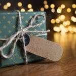 Cadeau de naissance avec des couches