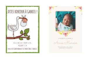 Annoncer une naissance