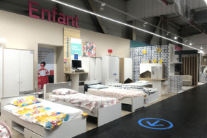 Rayon chambre d'enfants d'un magasin